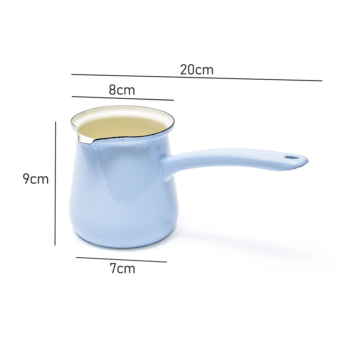 Coffee Culture Turkish Coffee Pot <br>Enamel Sky <br>300ml - Image 3