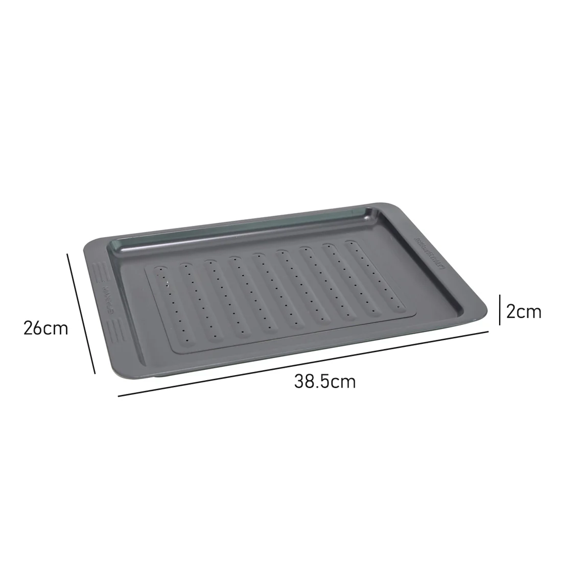 Maximus Small Crisping Baking Tray <br>Premium Non Stick <br>Dimension - 38.5 x 26 x 2cm - Image 2