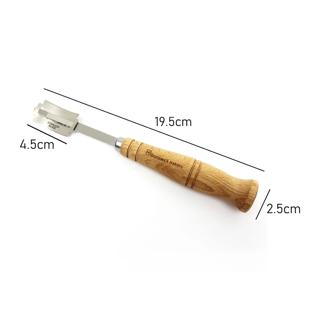 Curved Bread Lame with Beech Handle <br>Additional Blades <br>Dimensions - 16cm - Image 5