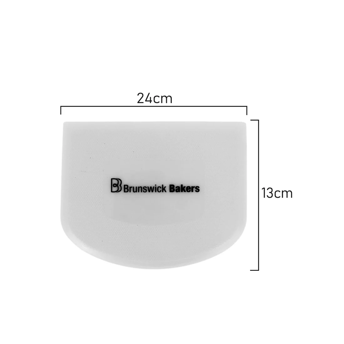 Dough Scraper <br>White <br>Dimensions 13.5 x 9.5cm - Image 4