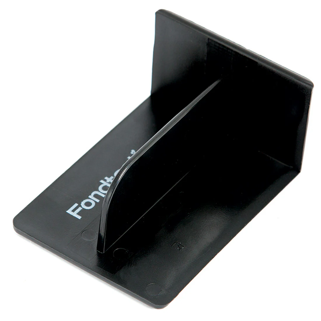 Fondant Sharp Side Smoother <br>8 x 10cm <br>Black
