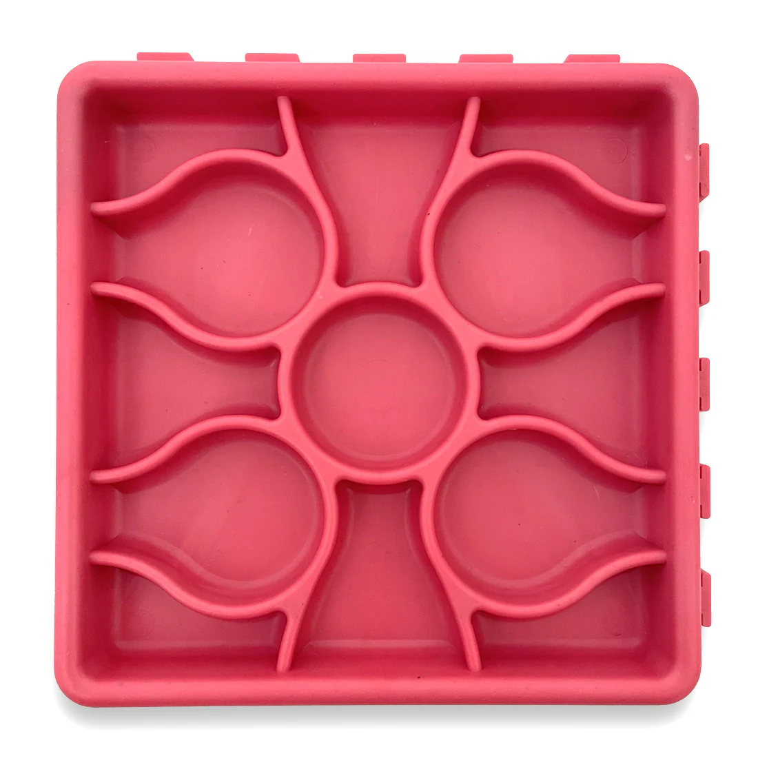 Furzone 4 In 1 Slow Feeder & Lick Bowl/Mat <br>Interconnecting Enrichment Squares <br>Suction Base - Image 8