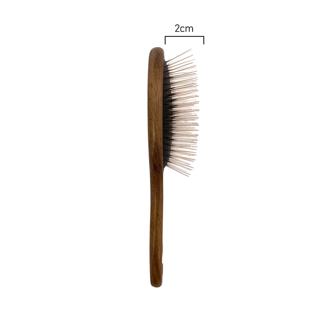 Furzone Dog/Cat Small Pin Brush <br>Stainless Steel & Beechwood <br>Small 19 x 5cm - Image 5