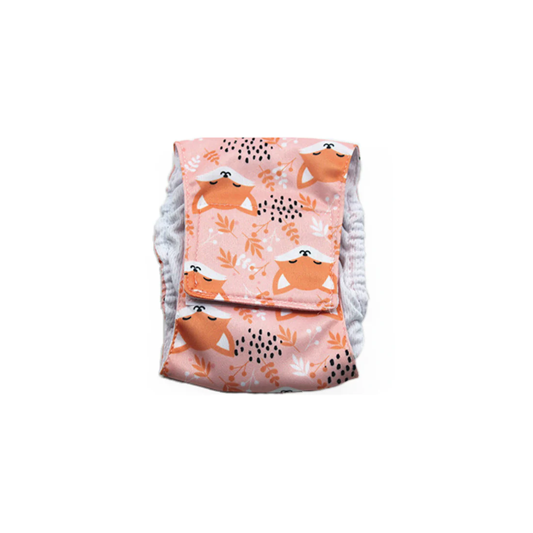 Furzone Small Washable Male Dog Wrap <br>Suitable for waistline 26-34cm <br>Orange Fox