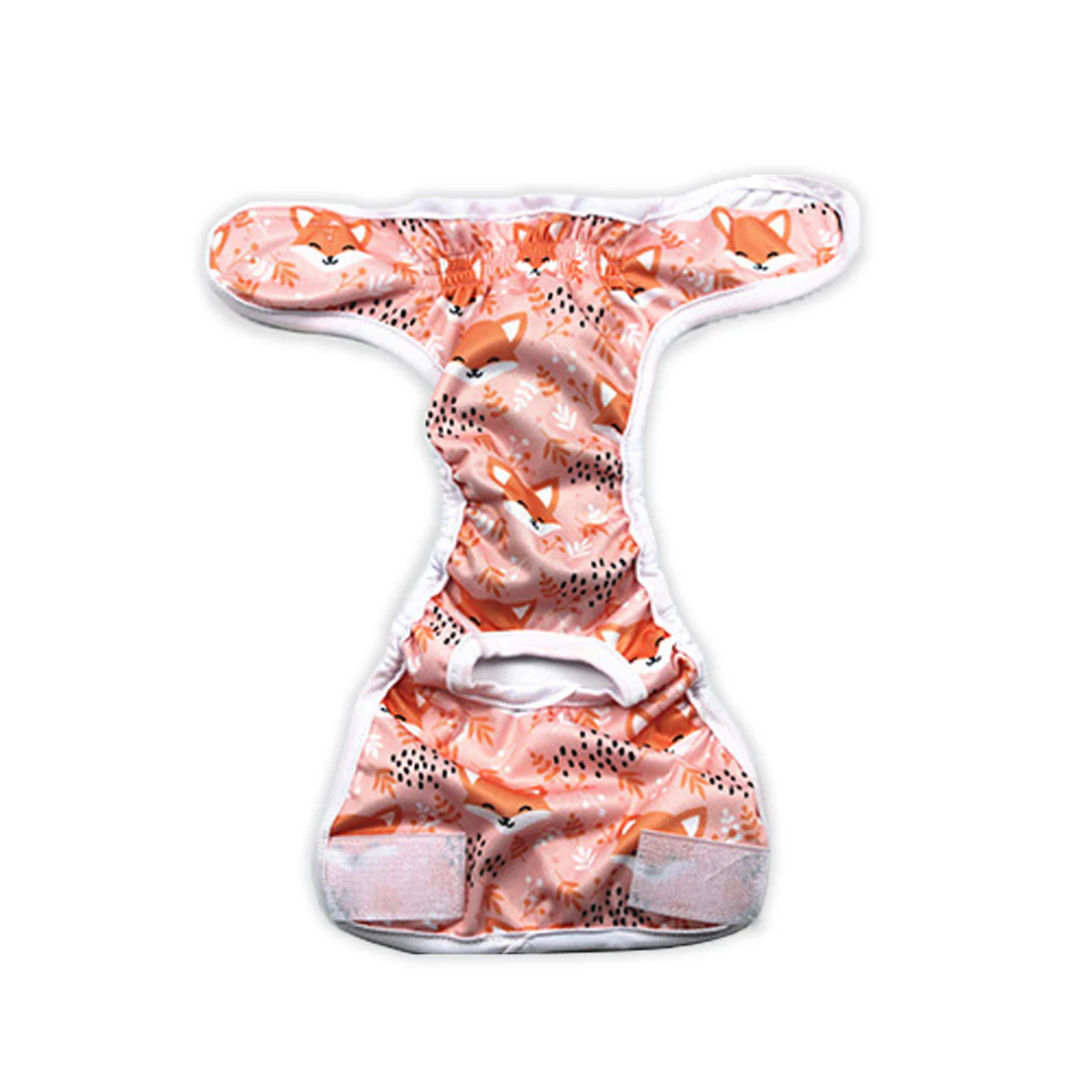 Furzone Extra Large Reusable Washable Female Dog Diaper <br>Suitable for waistline 60-70cm <br>Orange Fox - Image 2
