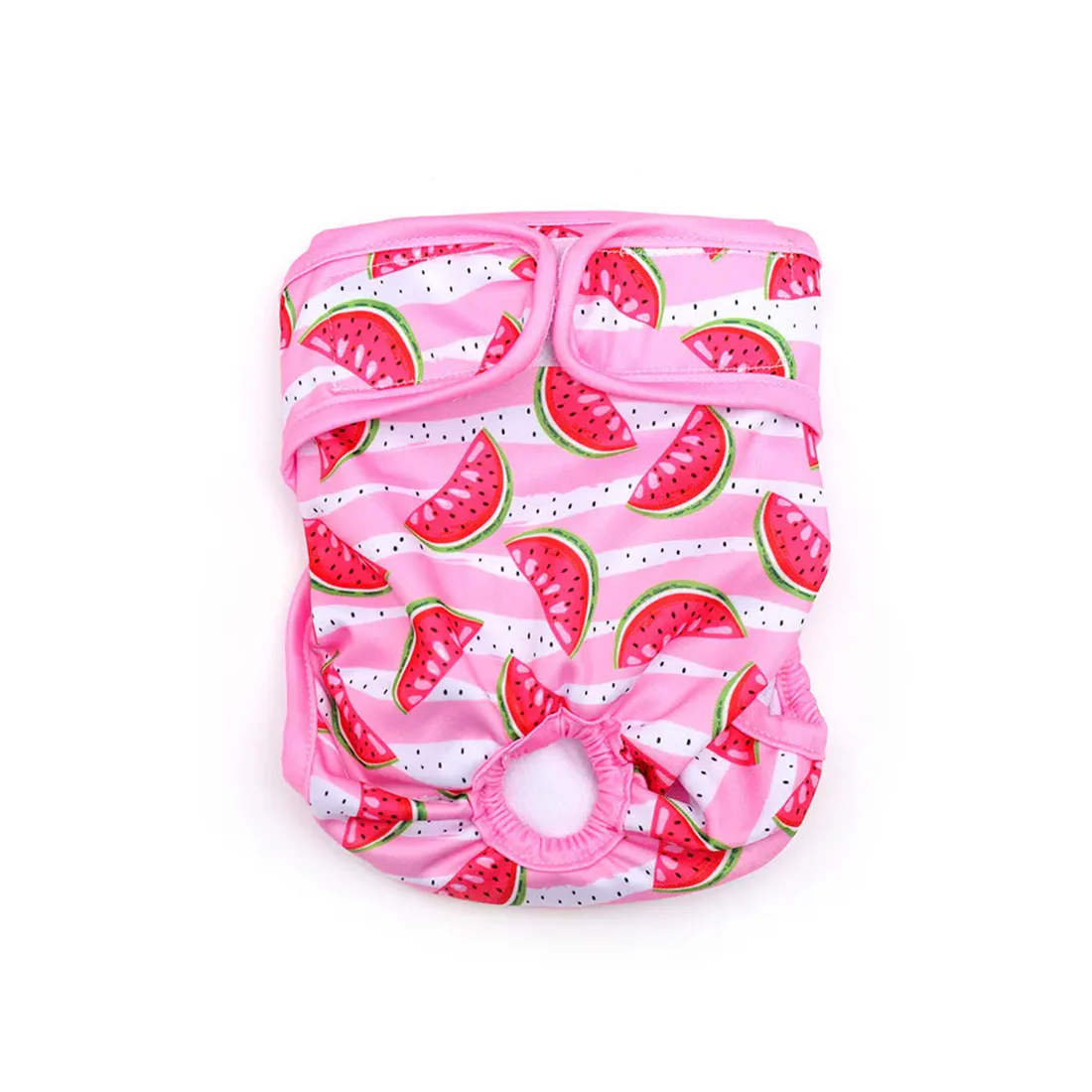 Furzone Extra Small Reusable Washable Female Dog Diaper <br>Suitable for waistline 25-35cm <br>Pink Watermelon