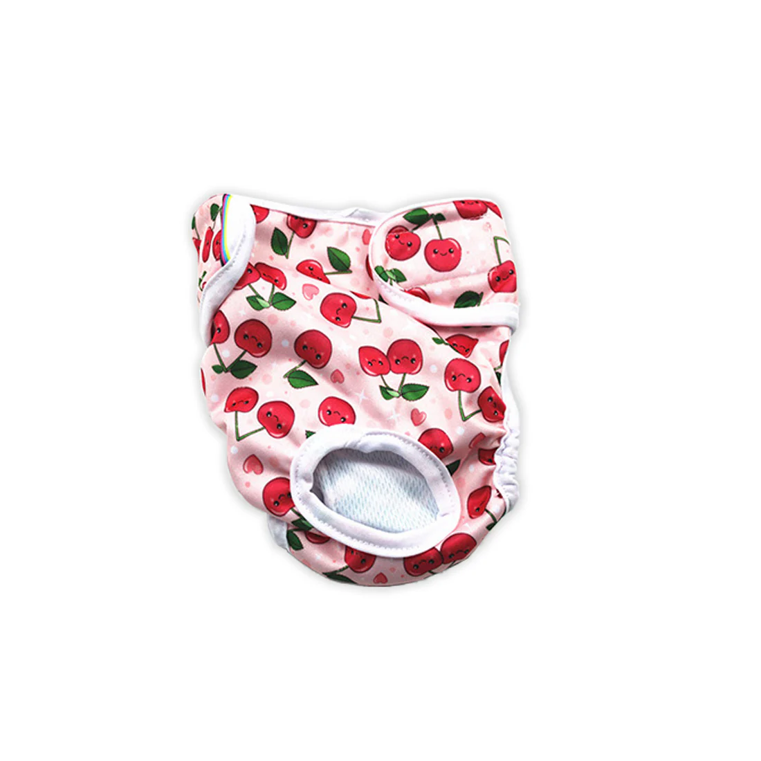Furzone Medium Reusable Washable Female Dog Diaper <br>Suitable for waistline 40-50cm <br>Red Cherry