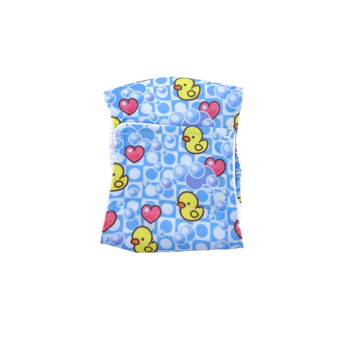 Furzone Medium Washable Male Dog Wrap <br>Suitable for waistline 34-40cm <br>Blue Ducky
