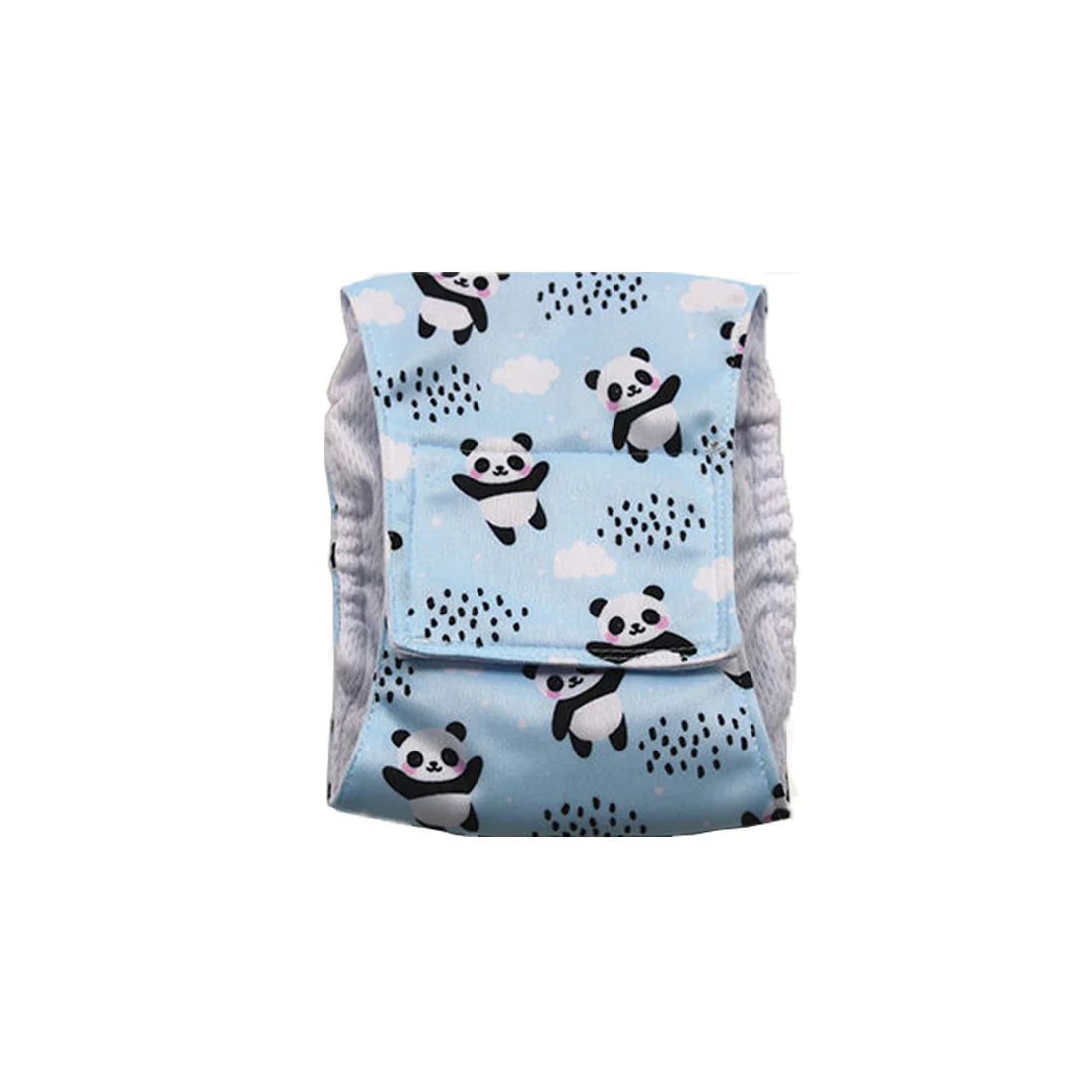 Furzone Medium Washable Male Dog Wrap <br>Suitable for waistline 34-40cm <br>Blue Panda