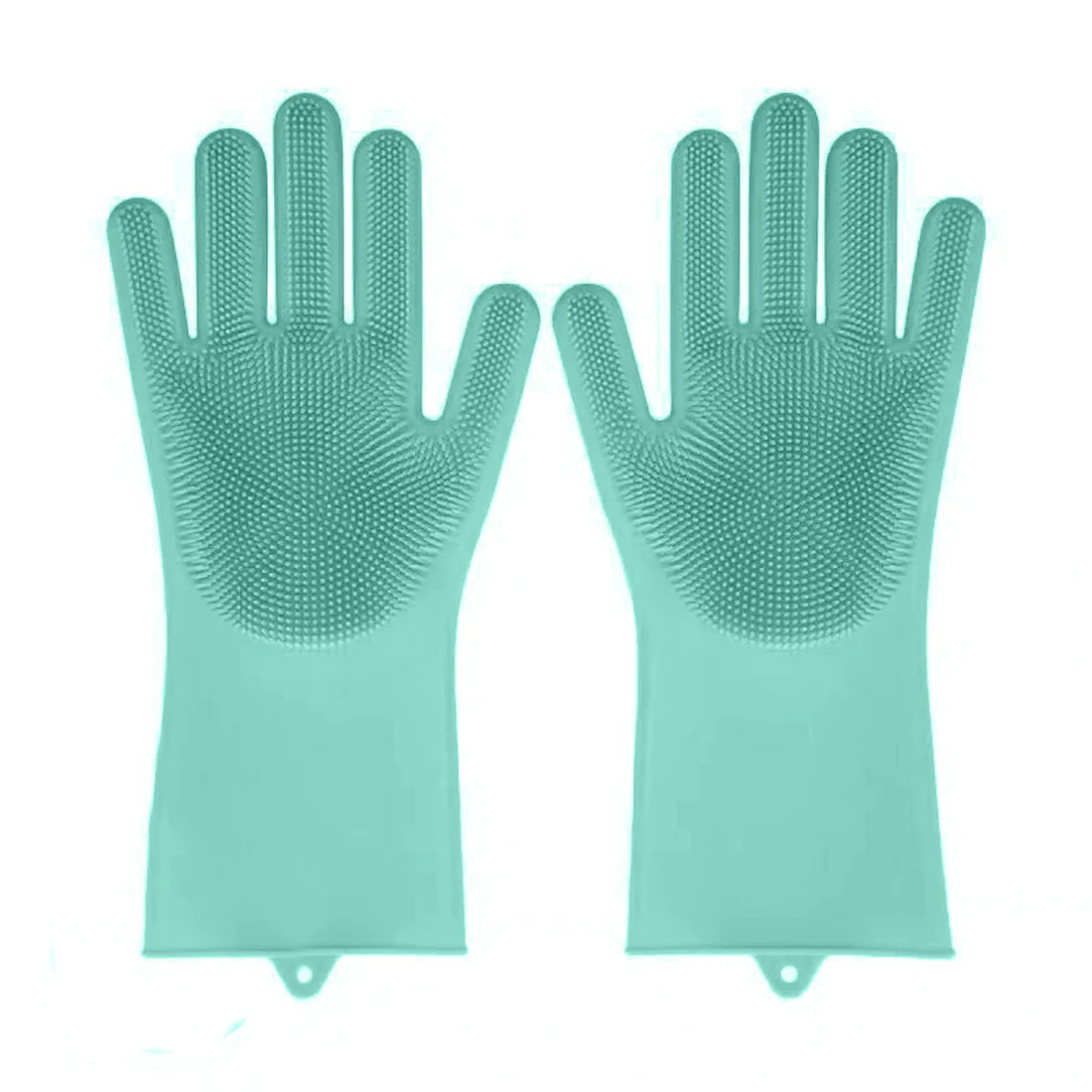 Furzone Pet/Dog/Cat Grooming Gloves <br>Perfect for Bathing & Cleaning <br>Aqua - Image 3