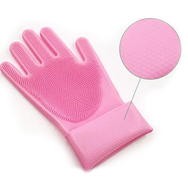 Furzone Pet/Dog/Cat Grooming Gloves <br>Perfect for Bathing & Cleaning <br>Lilac - Image 5
