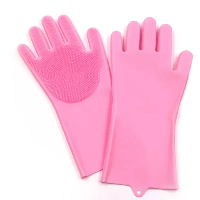 Furzone Pet/Dog/Cat Grooming Gloves <br>Perfect for Bathing & Cleaning <br>Pink - Image 4