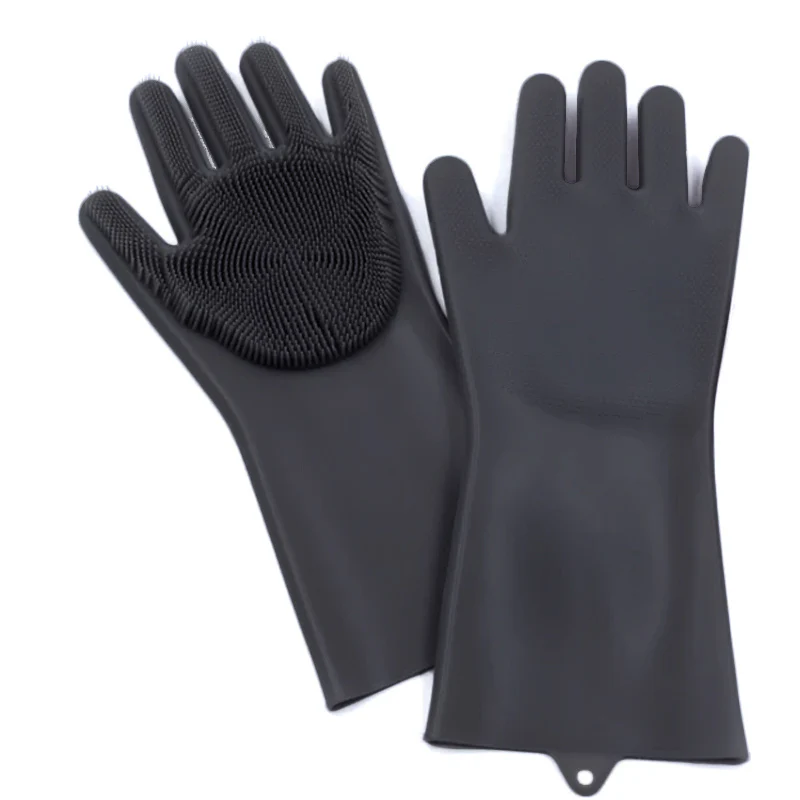 Furzone Pet/Dog/Cat Grooming Gloves <br>Perfect for Bathing & Shampoo <br>Grey - Image 4