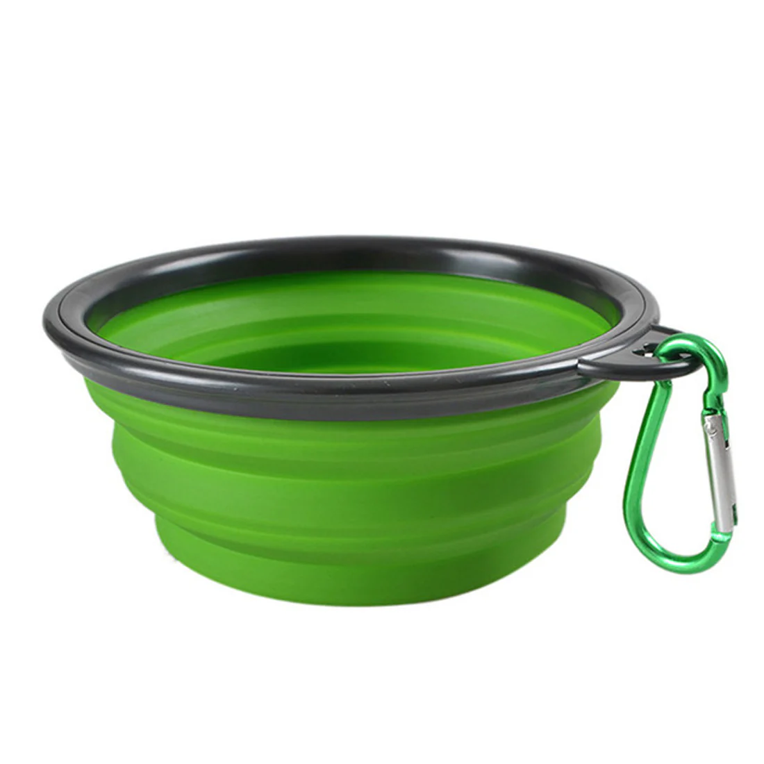 Furzone Portable Collapsible Dog/Cat Water & Food Bowl Small <br>Green <br>350ml