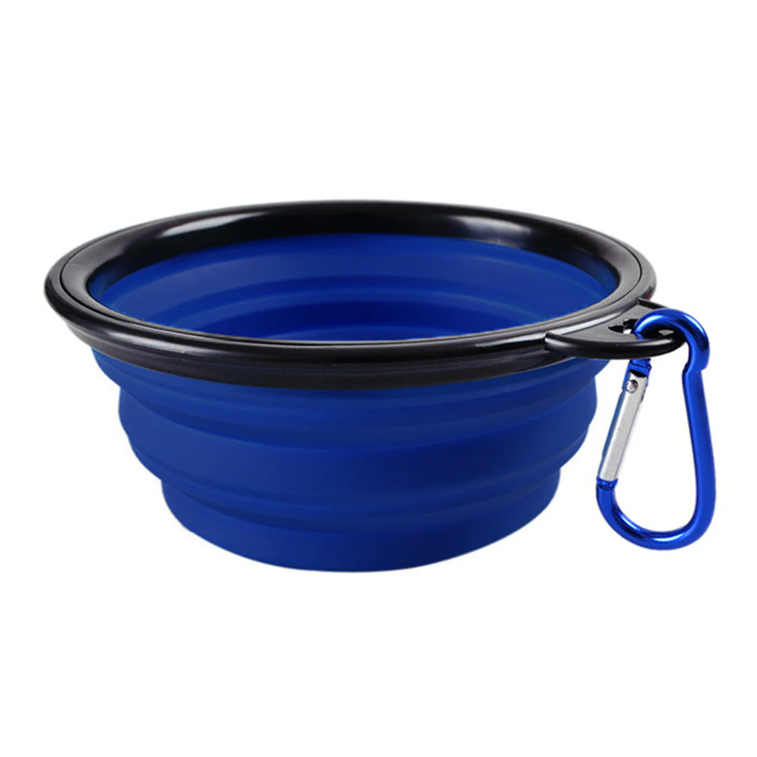 Furzone Portable Collapsible Dog/Cat Water & Food Bowl Small <br>Navy <br>350ml