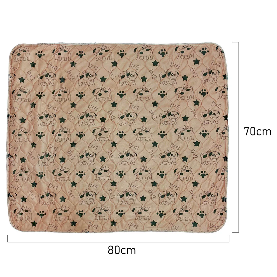 Furzone Reusable Dog/Puppy Training Pee Pads <br>Medium 70 x 80cm <br>Bone Pattern - Image 3