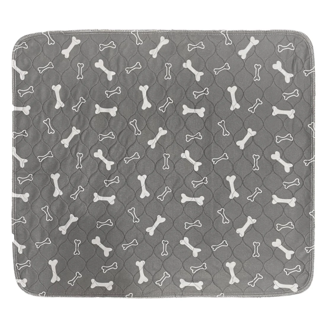 Furzone Reusable Dog/Puppy Training Pee Pads <br>Medium 70 x 80cm <br>Grey Bone