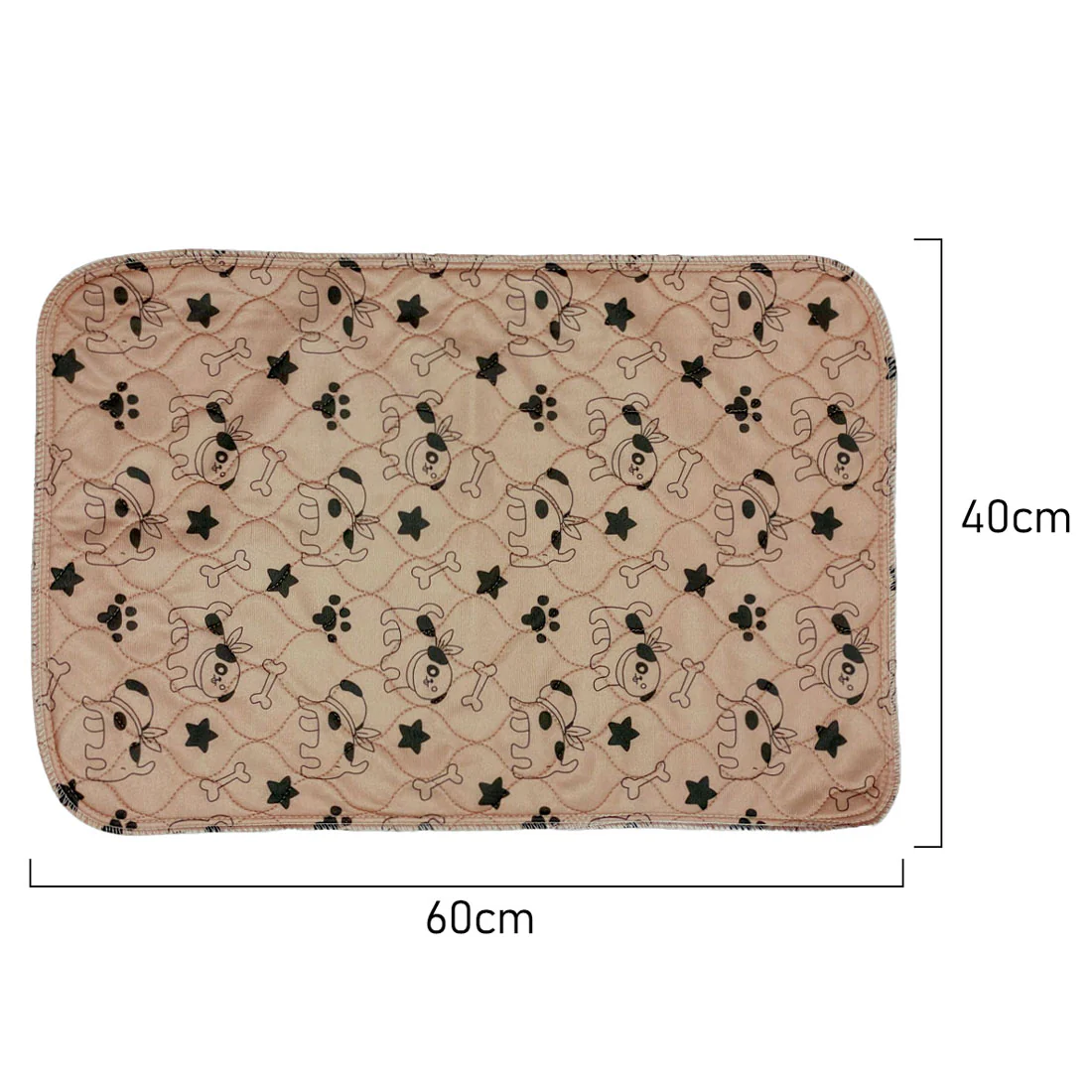 Furzone Reusable Dog/Puppy Training Pee Pads <br>Small 40 x 60cm <br>Bone Pattern - Image 3
