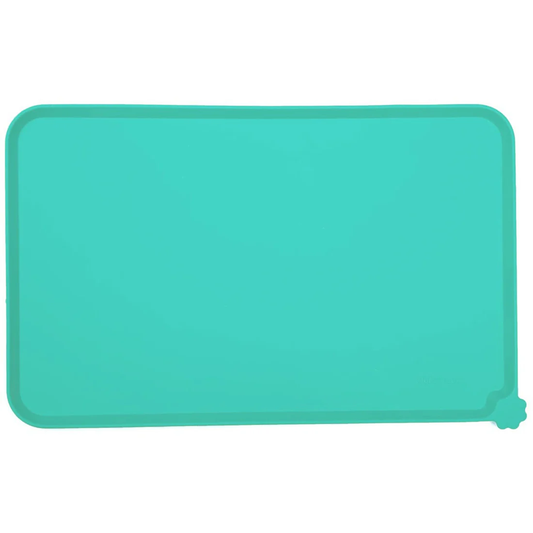 Furzone Silicone Waterproof Spillproof Pet Feeding Mat <br>Mint Green <br>Small - 48.5 x 30cm