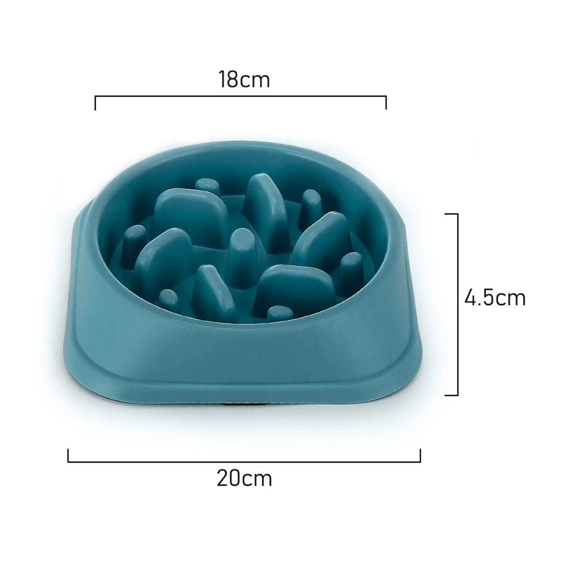 Furzone Slow Feeder Dog Bowl <br>Forest Green <br>500ml - Image 2