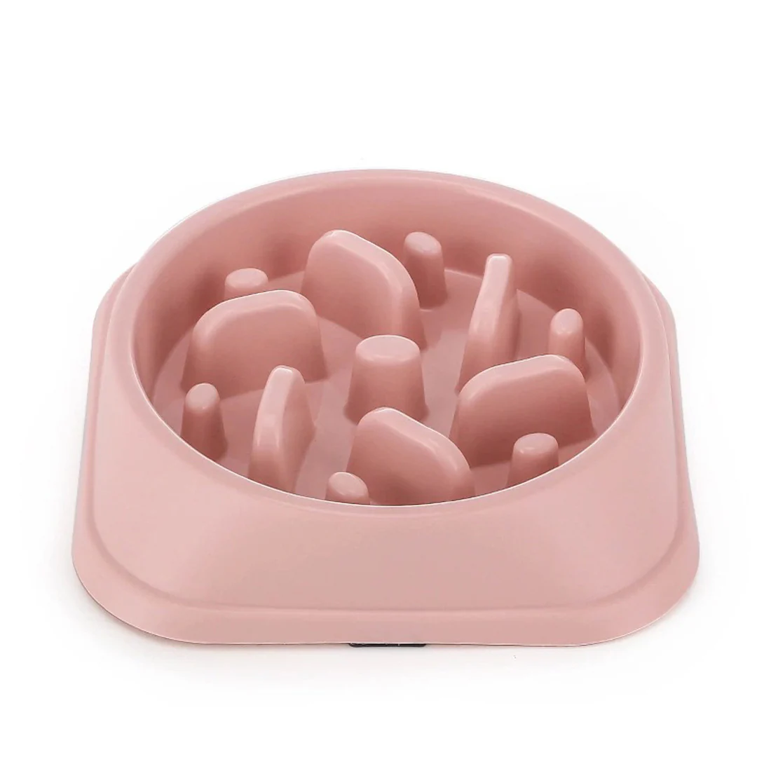 Furzone Slow Feeder Dog Bowl <br>Light Pink <br>500ml