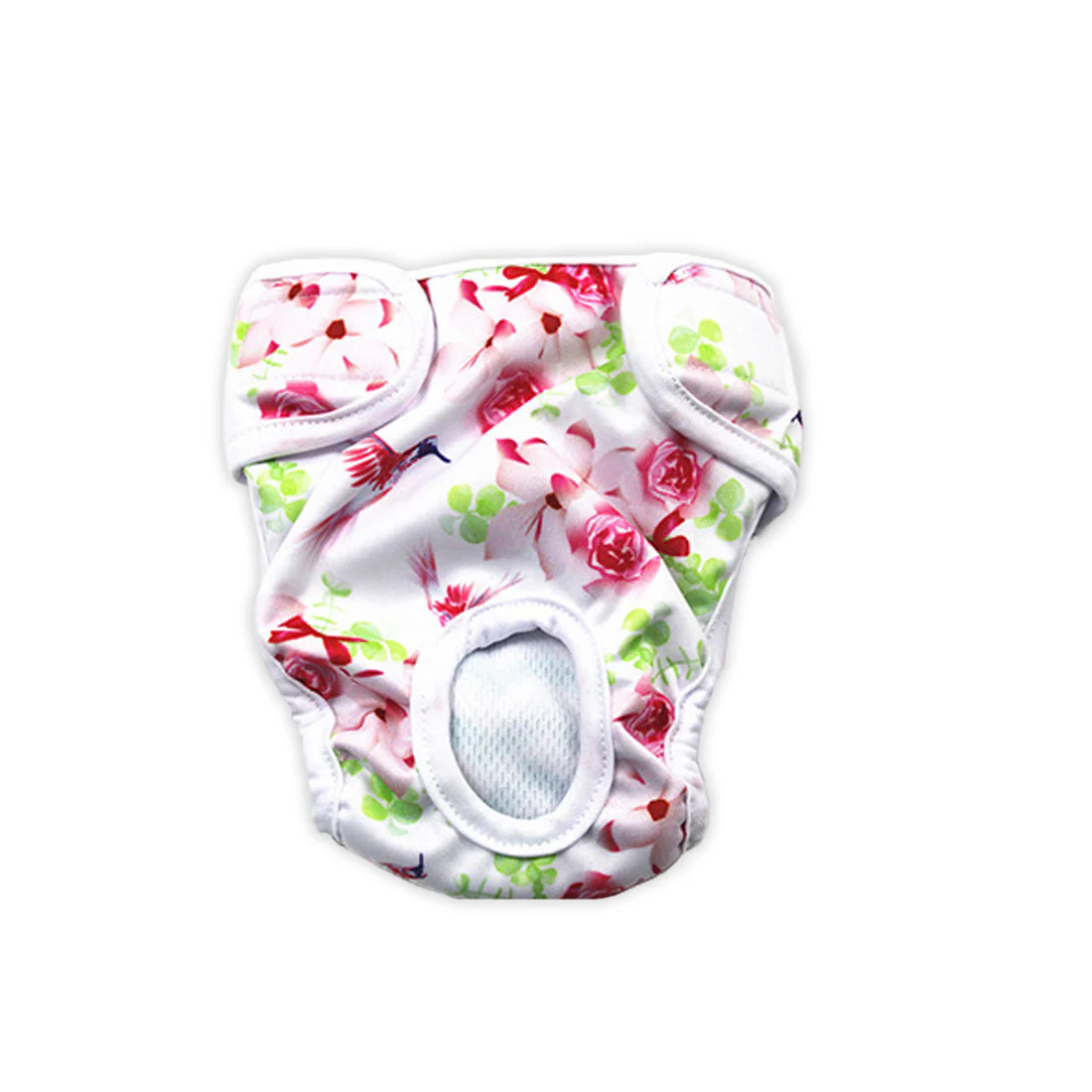 Furzone Small Reusable Washable Female Dog Diaper <br>Suitable for waistline 30-40cm <br>Pink Rose