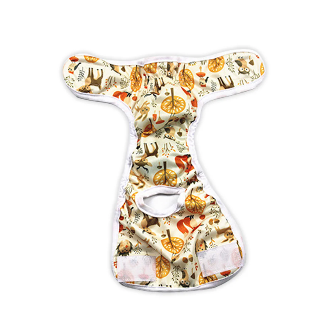 Furzone Small Reusable Washable Female Dog Diaper <br>Suitable for waistline 30-40cm <br>Yellow Creatures - Image 2