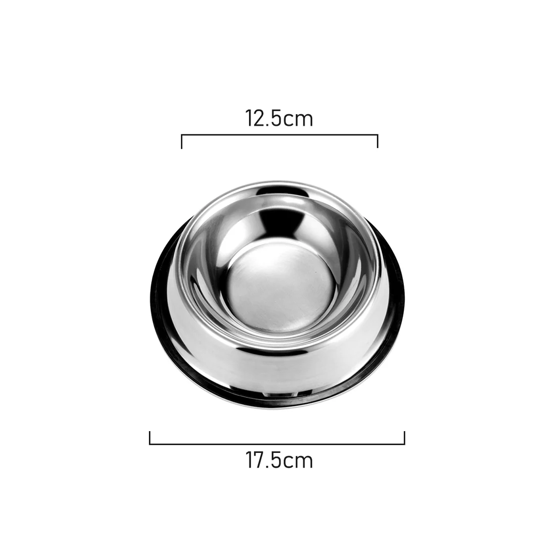 Furzone Stainless Steel Anti Skid Bowl <br>Small <br>Volume 280ml - Image 3