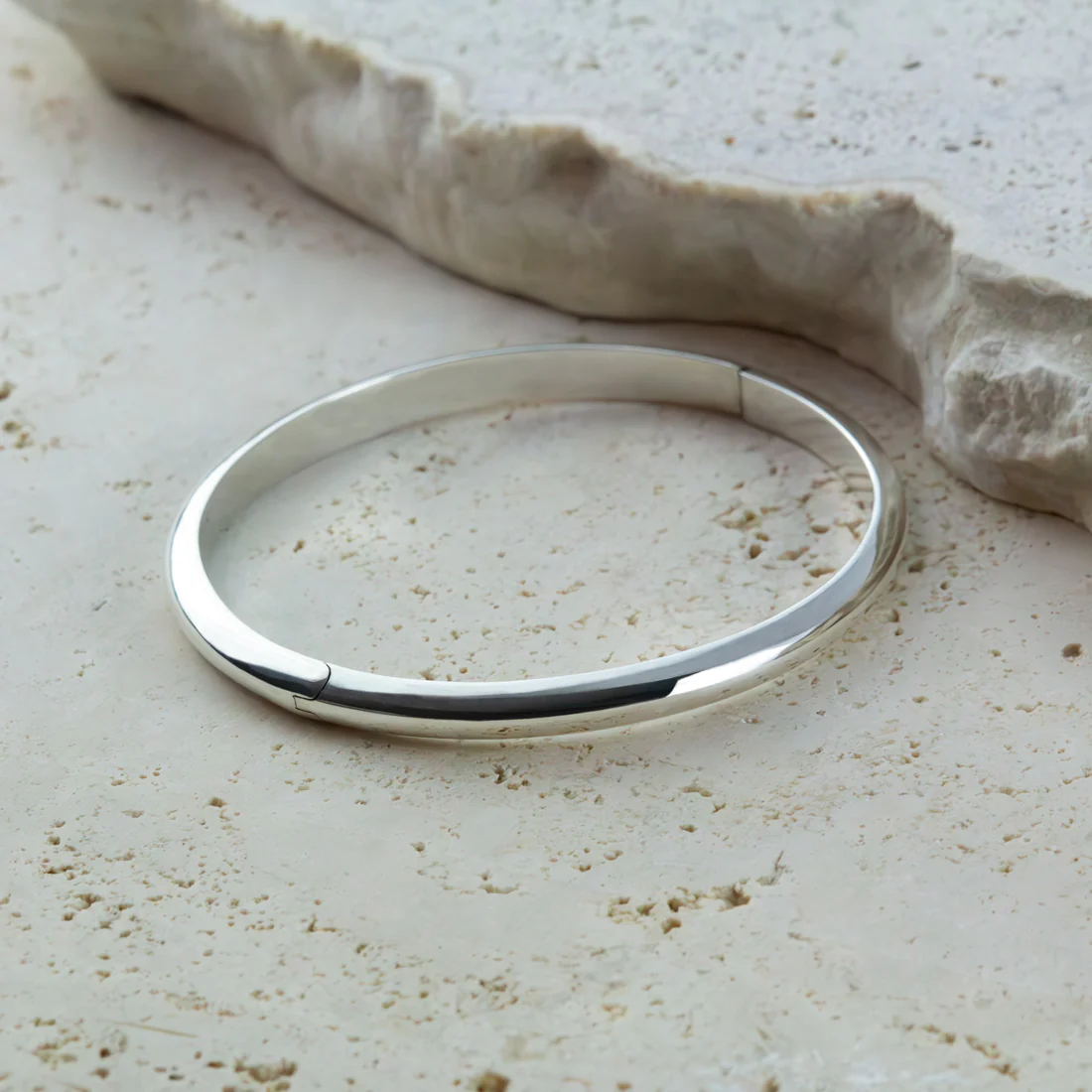 Joolz Co. Classic Silver Bangle <br>925 Sterling Silver - Image 3