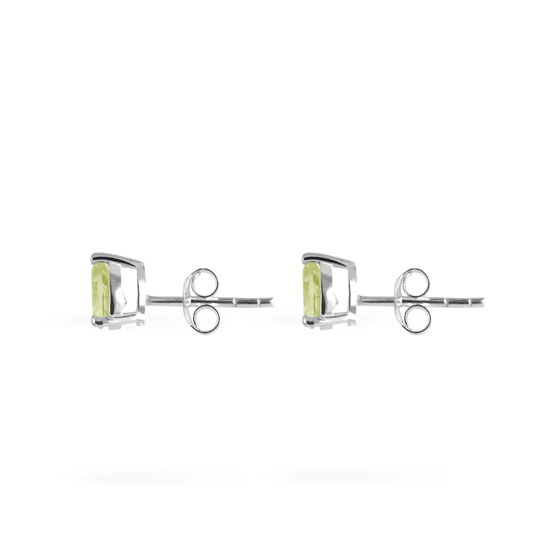 Joolz Co Pear Cubic Zirconia Stud Push Back Earrings <br>925 Sterling Silver - Image 9