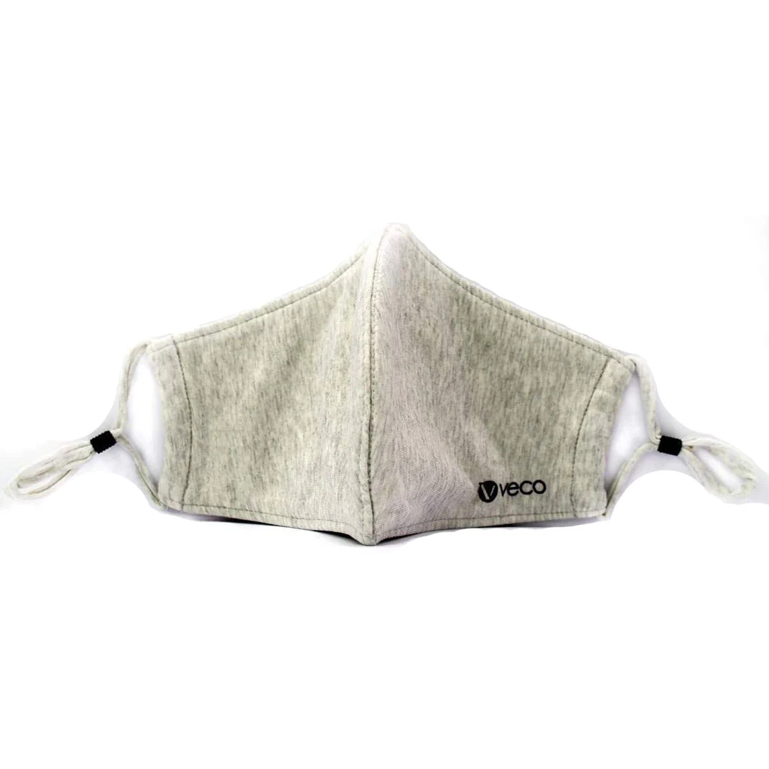 KIDS Washable Face Mask <br>3 layer Antimicrobial cloth fabric <br>Grey - Image 3