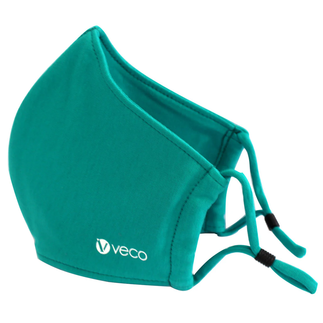 KIDS Washable Face Mask <br>3 layer Antimicrobial cloth fabric <br>Teal