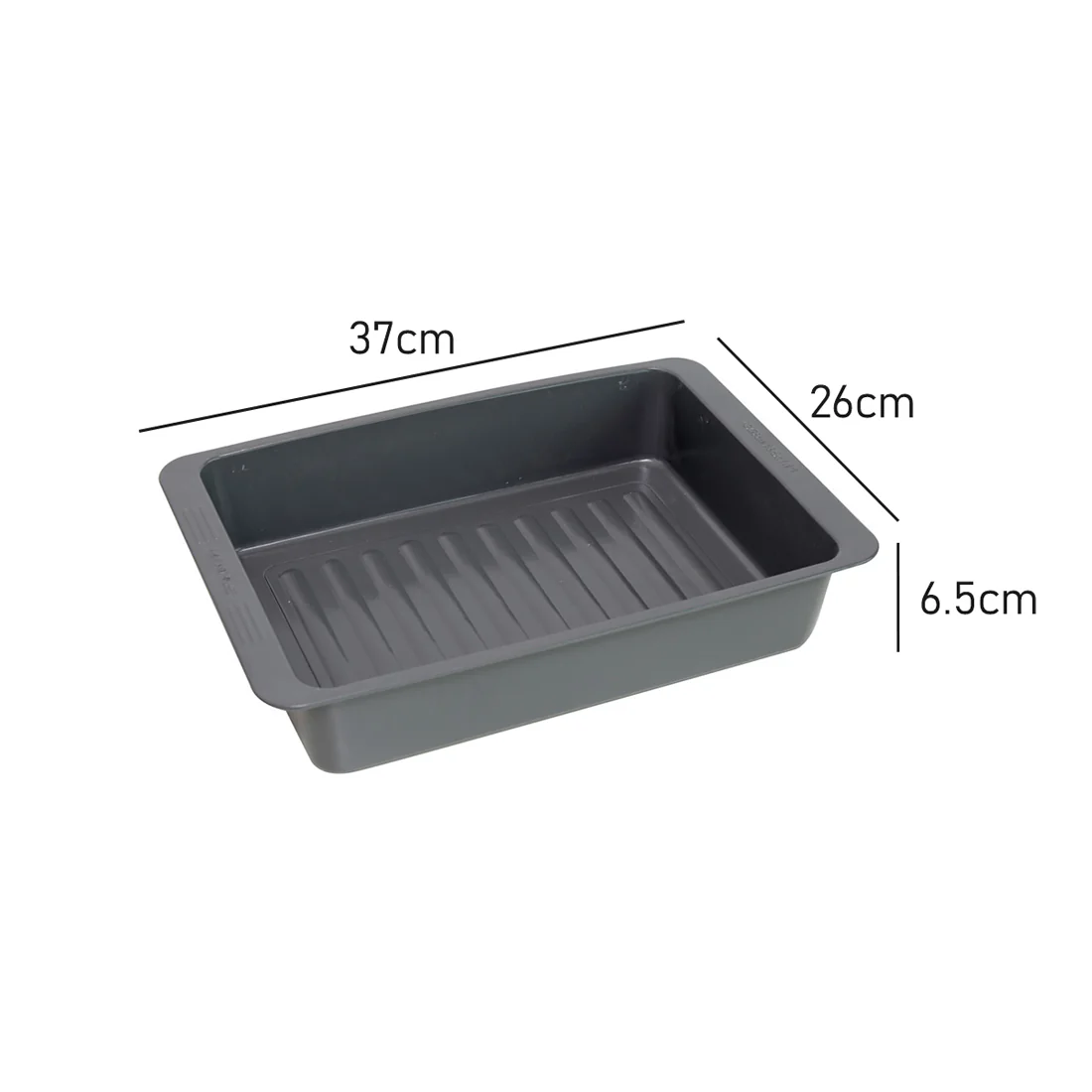 Maximus Medium Roaster Pan <br>Premium Non Stick <br>Dimension -  37 x 26 x 6.5cm - Image 2