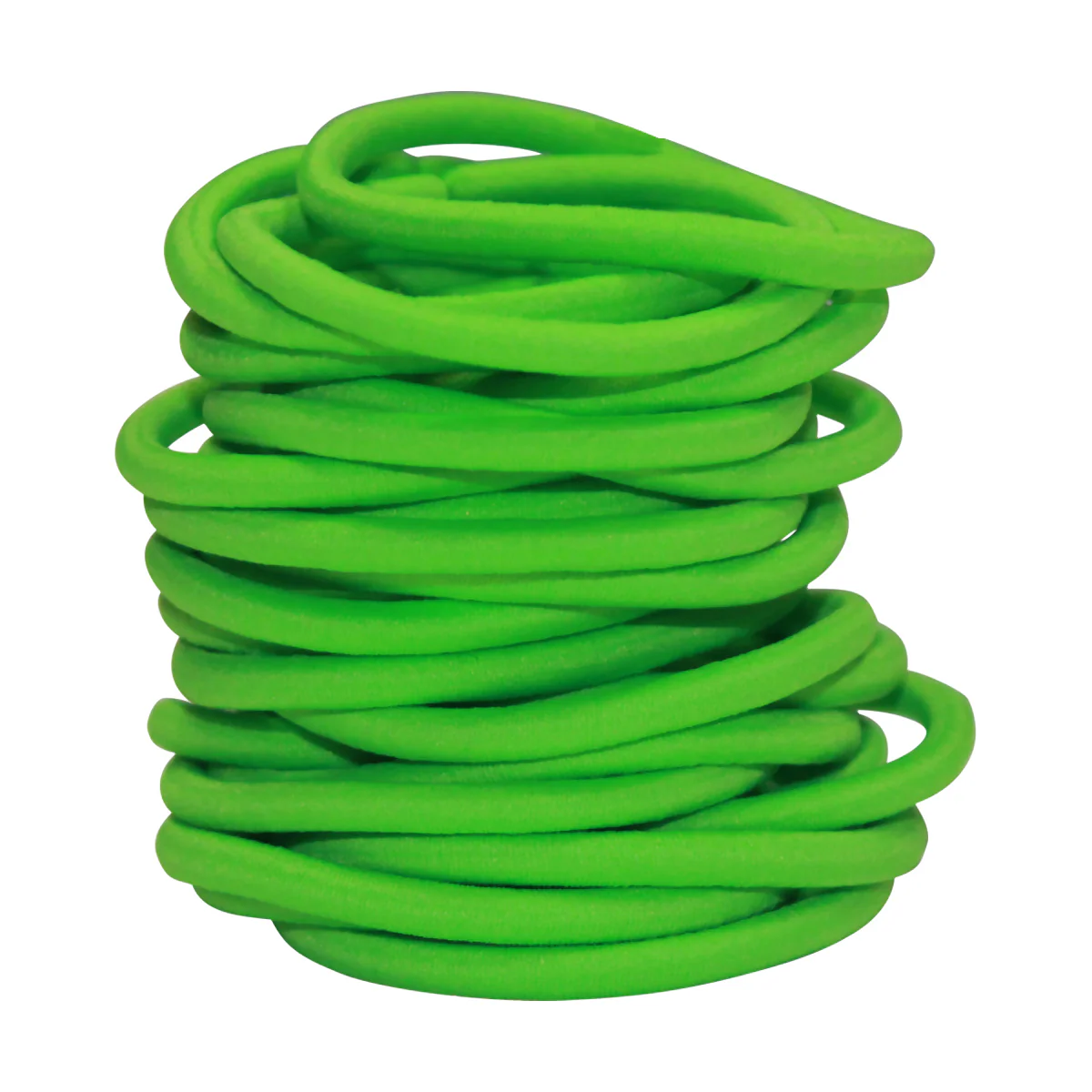 Ullu Hair Elastics <br>Lime Green <br>Pack of 10
