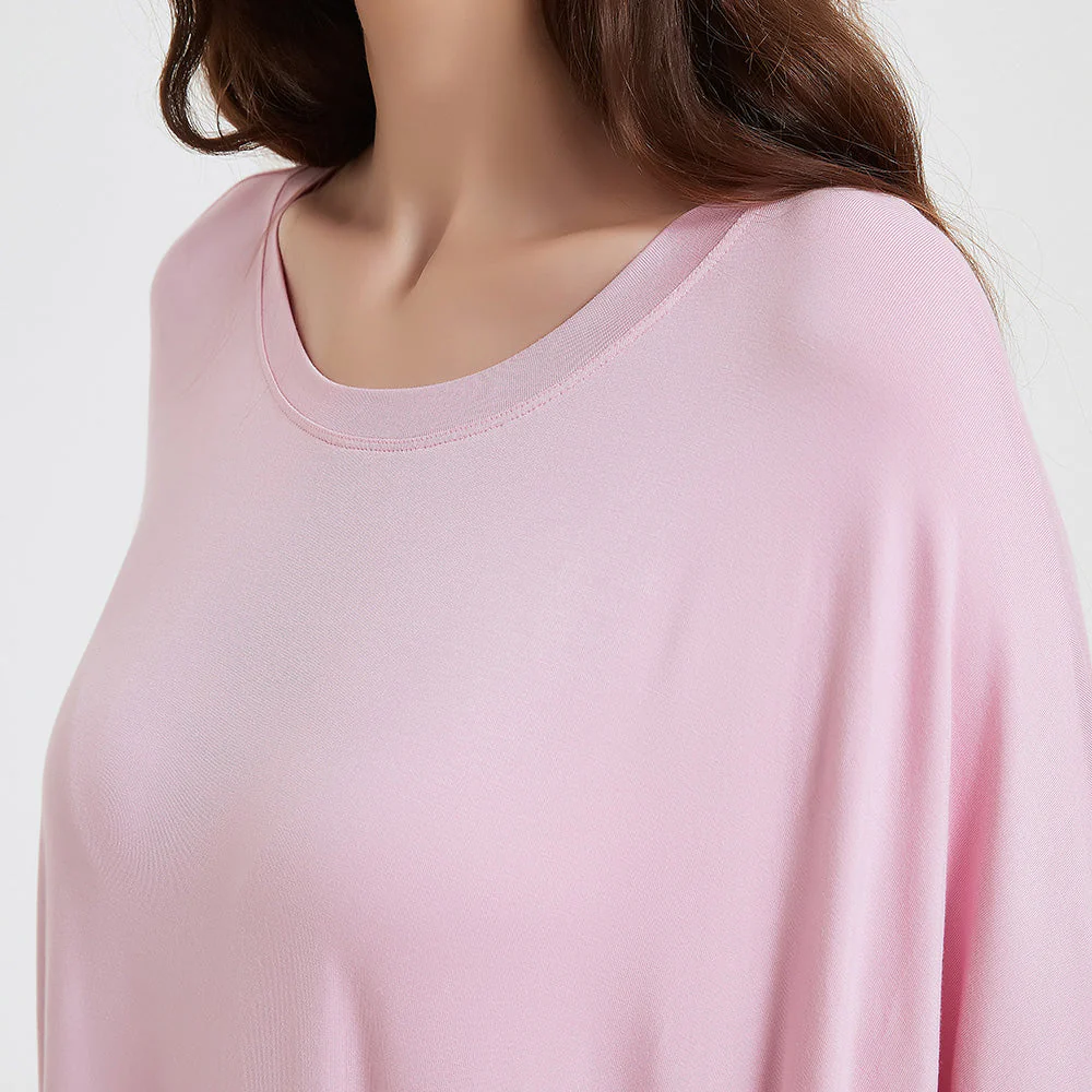 OZ PJ's Oversized Sleep Tee <br>2 PACK Baby Pink & Grey <br>One Size Fits Most - Image 18