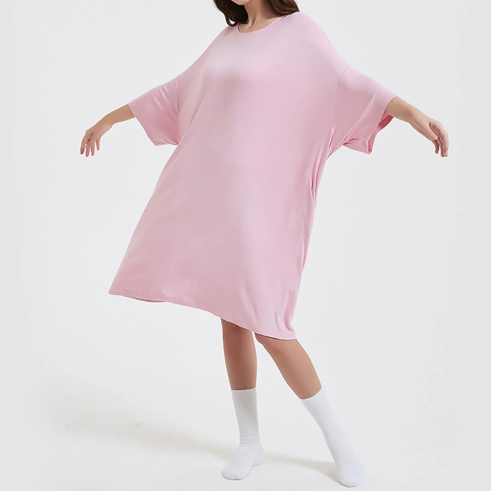 OZ PJ's Oversized Sleep Tee 2 PACK <br>Baby Pink & Mint Green <br>One Size Fits Most - Image 16