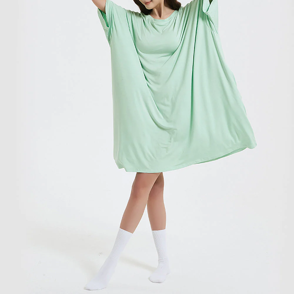OZ PJ's Oversized Sleep Tee 2 PACK <br>Baby Pink & Mint Green <br>One Size Fits Most - Image 28