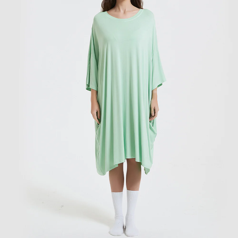 OZ PJ's Oversized Sleep Tee 2 PACK <br>Blue & Mint Green <br>One Size Fits Most - Image 20
