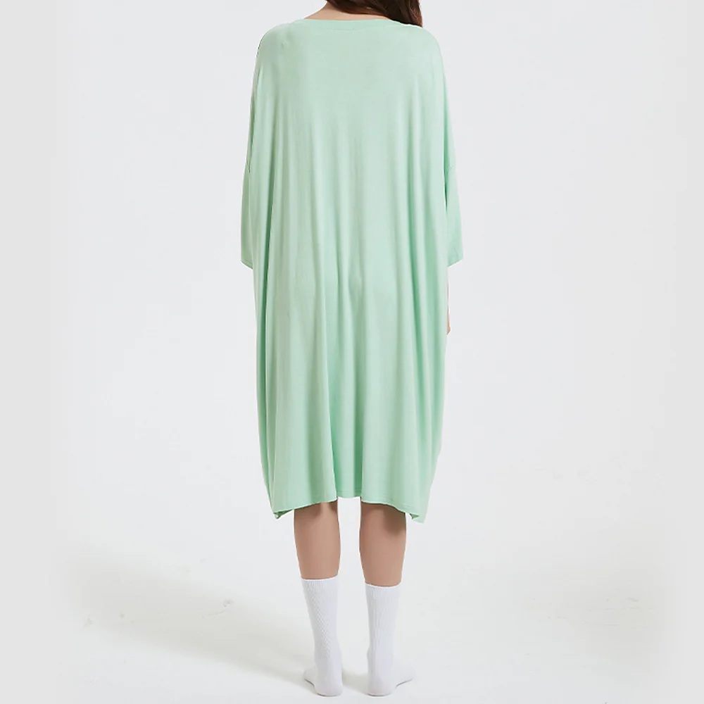 OZ PJ's Oversized Sleep Tee 2 PACK <br>Blue & Mint Green <br>One Size Fits Most - Image 23