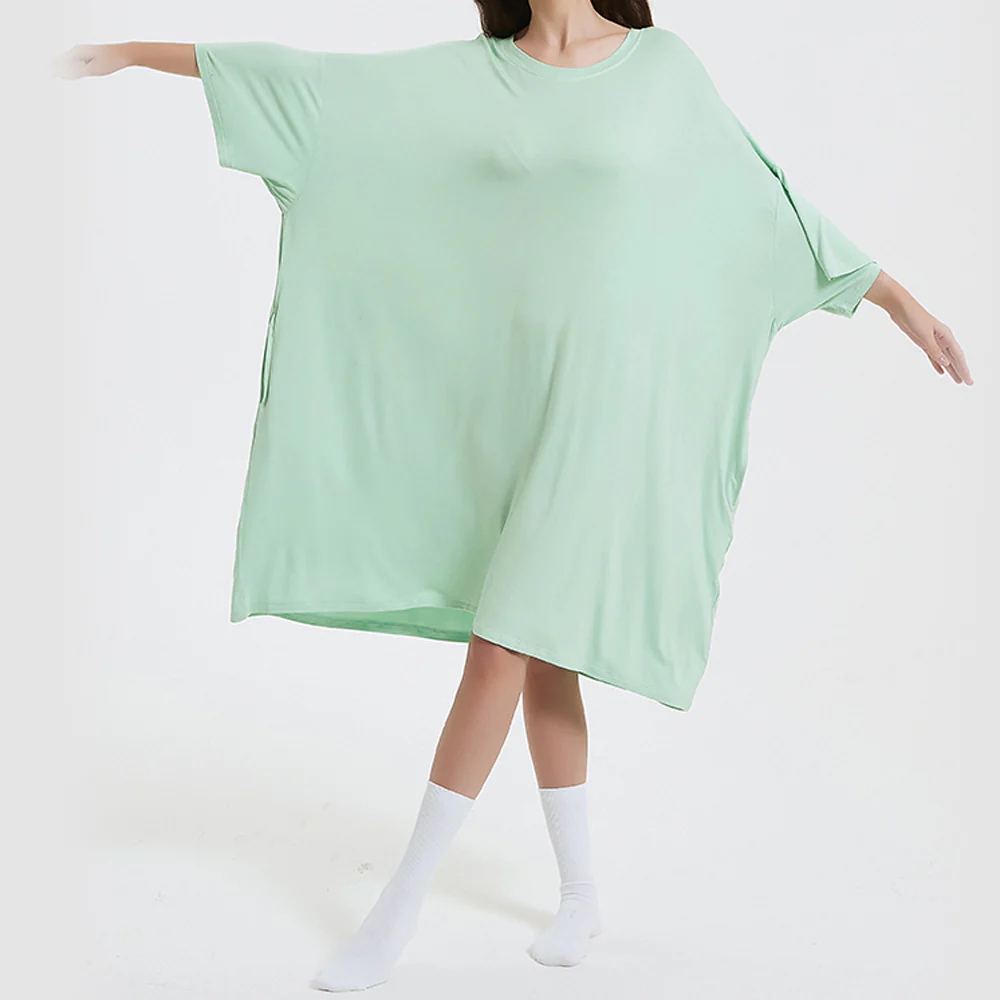 OZ PJ's Oversized Sleep Tee 2 PACK <br>Blue & Mint Green <br>One Size Fits Most - Image 25