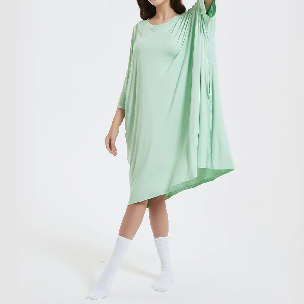 OZ PJ's Oversized Sleep Tee 2 PACK <br>Blue & Mint Green <br>One Size Fits Most - Image 27