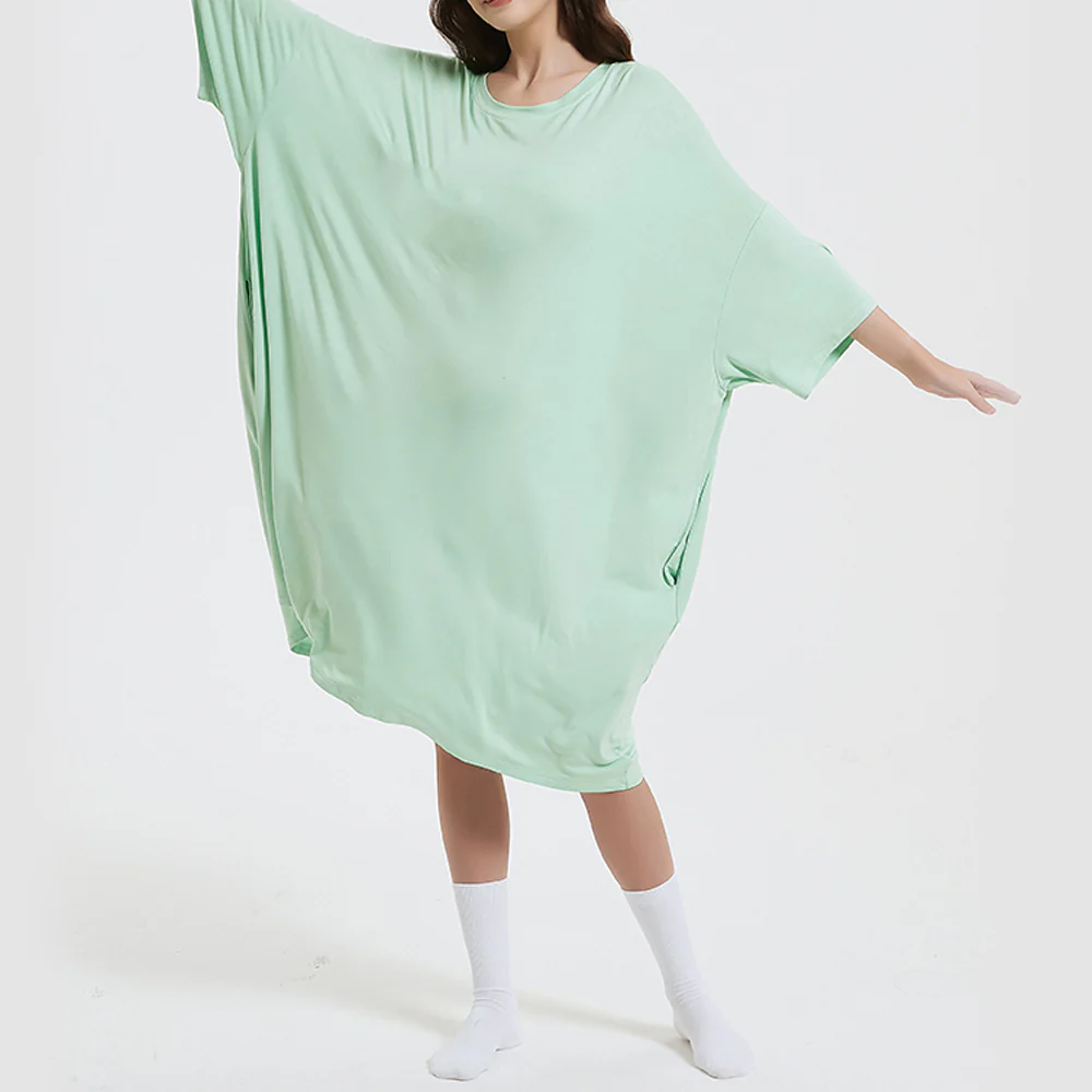 OZ PJ's Oversized Sleep Tee 2 PACK <br>Blue & Mint Green <br>One Size Fits Most - Image 29