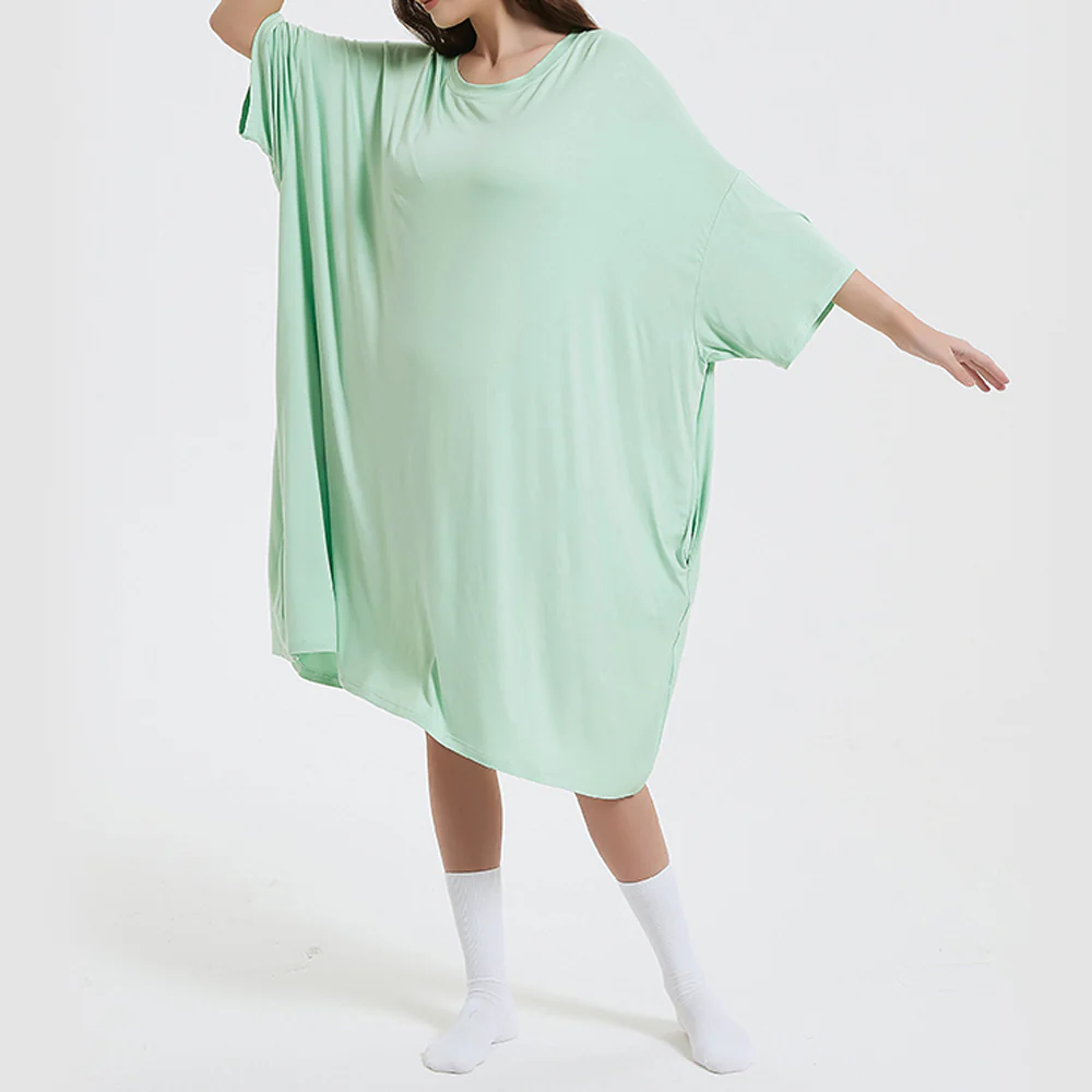OZ PJ's Oversized Sleep Tee 2 PACK <br>Blue & Mint Green <br>One Size Fits Most - Image 30