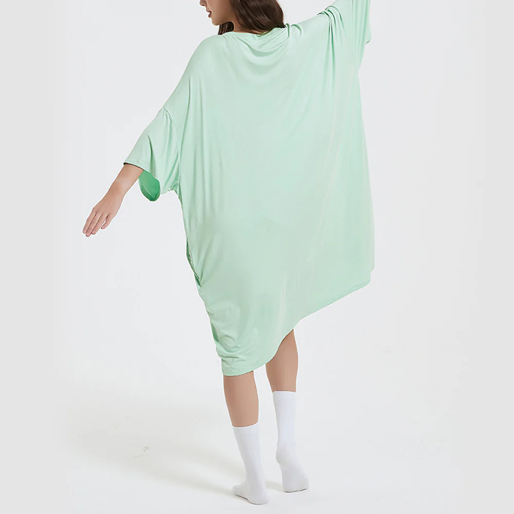 OZ PJ's Oversized Sleep Tee 2 PACK <br>Blue & Mint Green <br>One Size Fits Most - Image 37