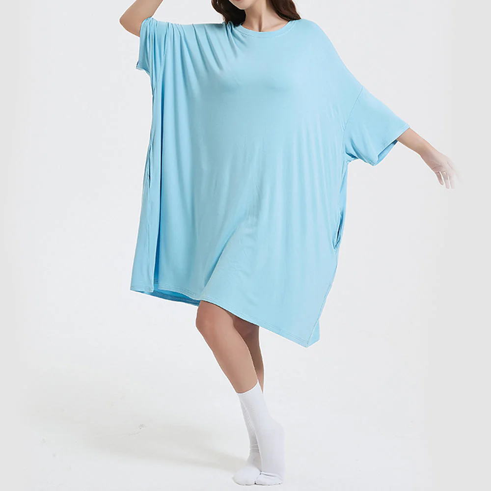 OZ PJ's Oversized Sleep Tee 2 PACK <br>Blue & Mint Green <br>One Size Fits Most - Image 9