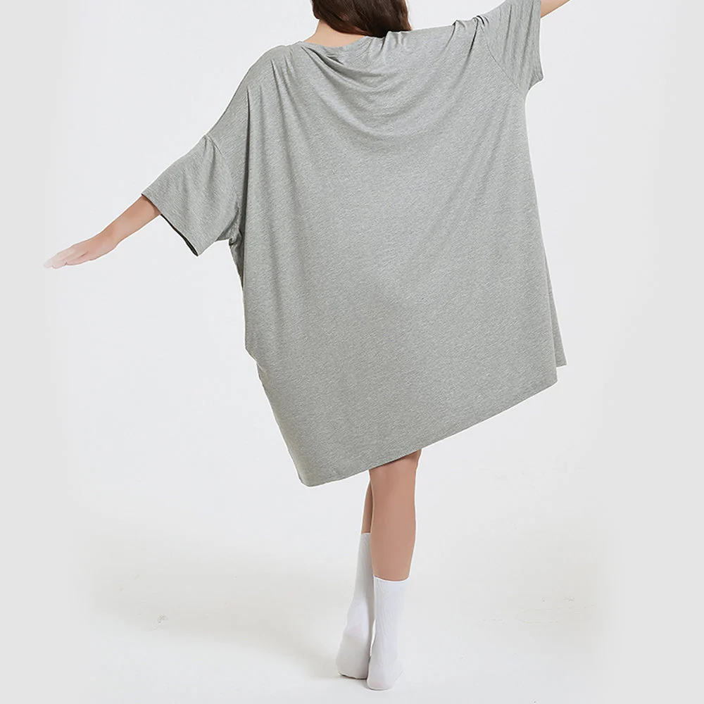 OZ PJ's Oversized Sleep Tee 2 PACK <br>Grey & Lilac <br>One Size Fits Most - Image 18