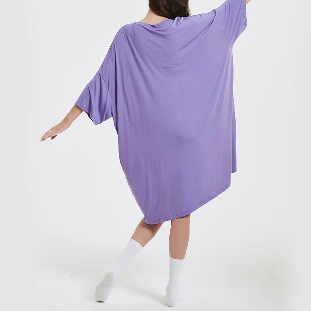 OZ PJ's Oversized Sleep Tee 2 PACK <br>Grey & Lilac <br>One Size Fits Most - Image 28
