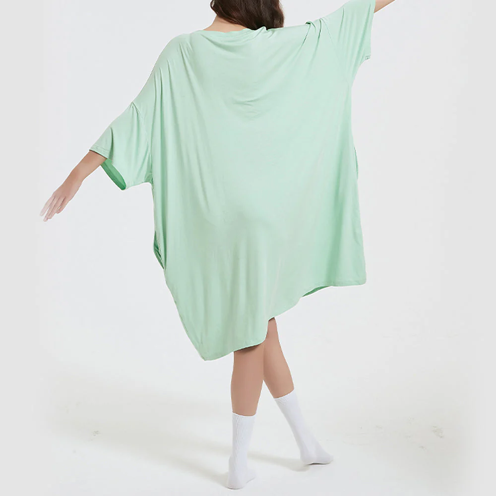 OZ PJ's Oversized Sleep Tee 2 PACK <br>Grey & Mint Green <br>One Size Fits Most - Image 18