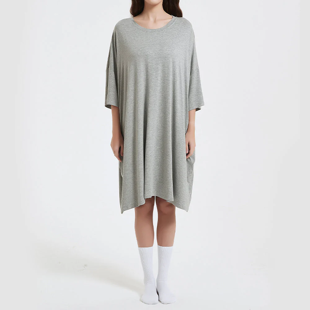OZ PJ's Oversized Sleep Tee 2 PACK <br>Grey & Mint Green <br>One Size Fits Most - Image 21