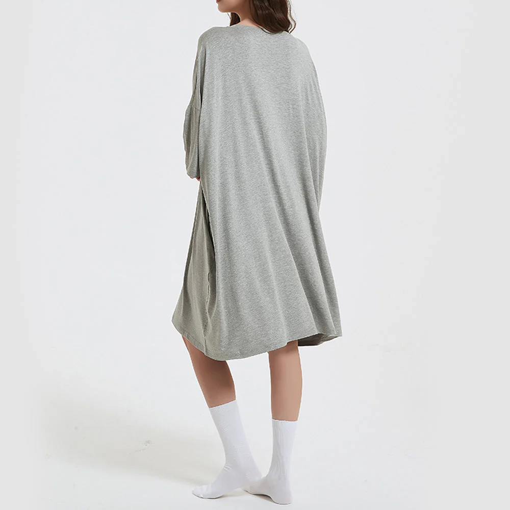 OZ PJ's Oversized Sleep Tee 2 PACK <br>Grey & Mint Green <br>One Size Fits Most - Image 25